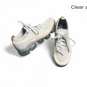 Stylish Cream Knit NIKE VAPORMAX Sneakers 🔥🔥